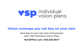 VSP Individual Vision Plans - Call 855-926-8877